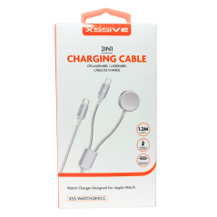XSSIVE 2-in-1 USB-C iWatch Cable | Smarty