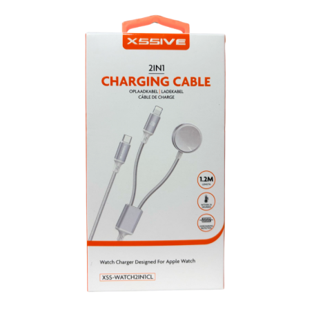 XSSIVE USB-C Lightning iWatch Cable | Smarty