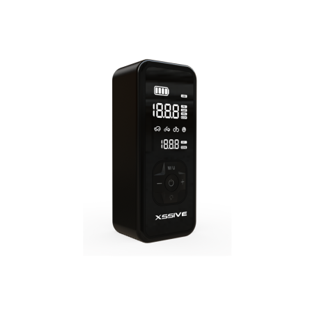 Compresseur d'air portable XSSIVE XSS-AP02 – 6 000 mAh, Noir