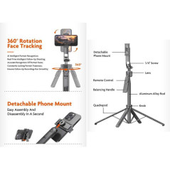 Perche selfie bureau XSSIVE XSS-FT01 AI | Smarty