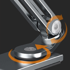 Support téléphone tablette universel argent | Smarty