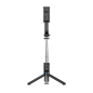Trépied selfie stick Devia – Bluetooth 360° avec télécommande Trépied selfie stick Devia – Bluetooth 360° avec télécommande