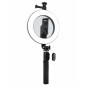 Support selfie trépied LinQ ZP9906 – anneau lumineux Bluetooth 70 cm Support selfie trépied LinQ ZP9906 – anneau lumineux Bluetooth 70 cm