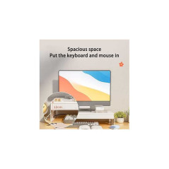 White desktop monitor stand | Smarty
