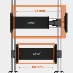 Support voiture tablette LinQ HD2535 20 cm | Smarty