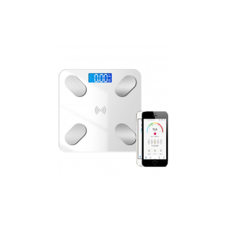 Balance Connectée en Verre avec Bluetooth - Batterie rechargeable inté