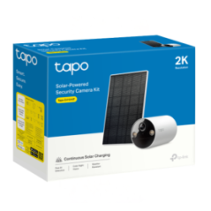 Caméra de sécurité intérieure/extérieure connectée sans fil, TP-Link Tapo C410 KIT - Blanc | Smarty Paris
