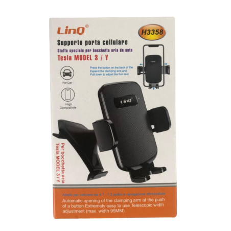 Support téléphone LinQ H3358 - Tesla Model 3 / Tesla Model Y