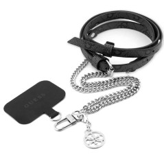 GUESS Universal Chain Lanyard Black | Smarty