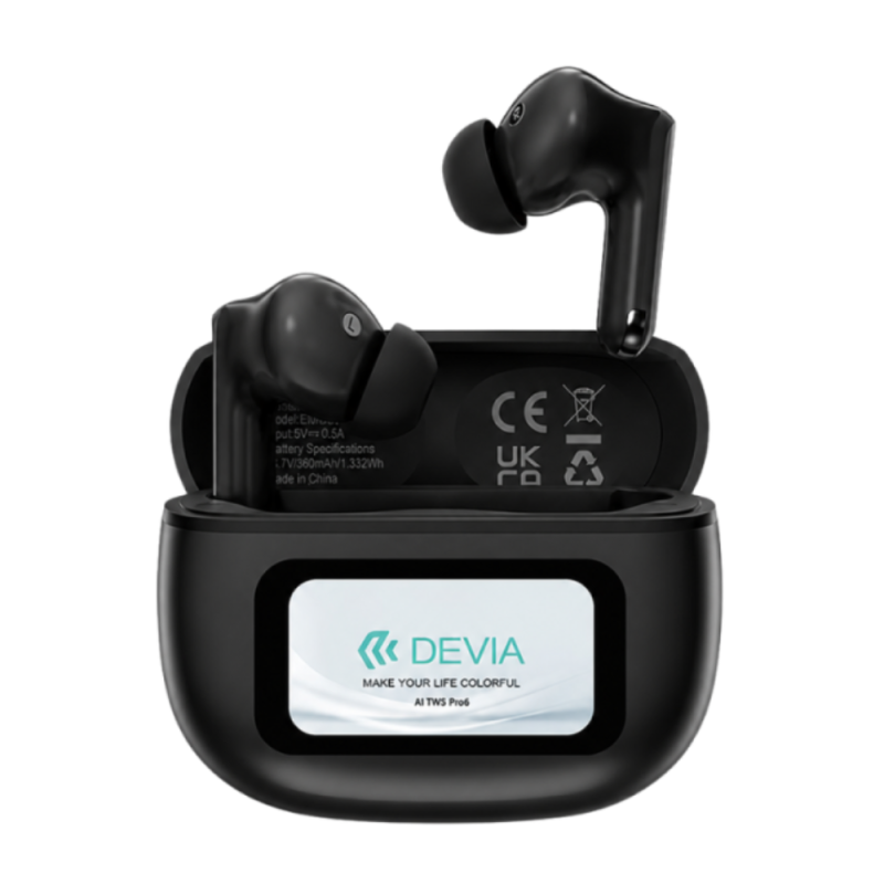 In-Ear Wireless Earbuds Devia TWS Pro7 EM421 – AI Translation Gray
