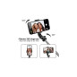 Support photo pour téléphone ECO R1 – éclairage intégré, 0,8 m, Noir Support photo pour téléphone ECO R1 – éclairage intégré, 0,8 m, Noir