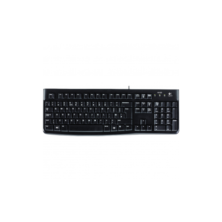 Clavier Filaire USB Logitech K120 - Français AZERTY - Noir - Informati