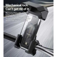 Support moto Yesido C331 étanche noir | Smarty