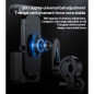 Support téléphone moto Yesido C331 – étanche noir Support téléphone moto Yesido C331 – étanche noir