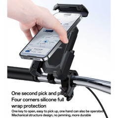 Support moto Yesido C331 étanche noir | Smarty