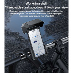 Support moto Yesido C331 étanche noir | Smarty
