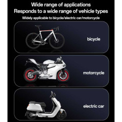 Support moto Yesido C331 étanche noir | Smarty