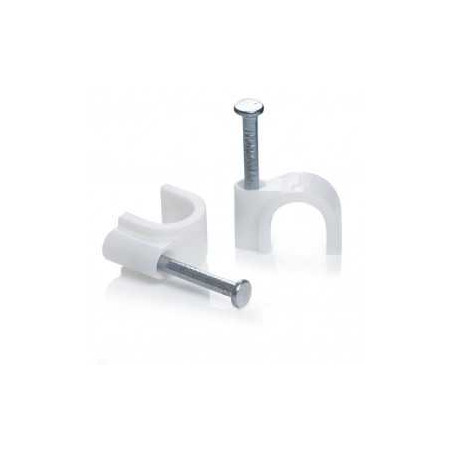 Clips à câbles 6 MM - pack de 100 pcs - Informatiques Ref G0353 | Smar