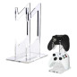 Support de contrôleur de jeu ECO en acrylique – Double rangement transparent Support de contrôleur de jeu ECO en acrylique – Double rangement transparent