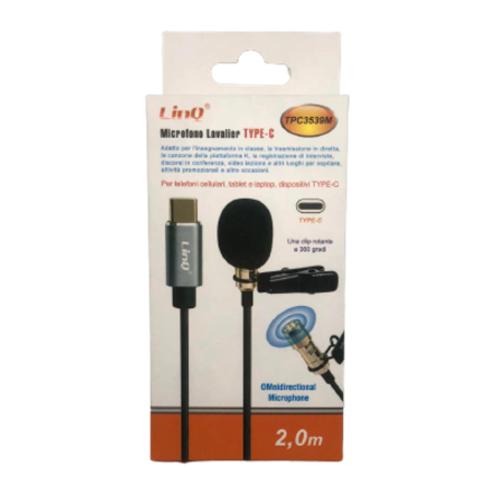 Câble Micro-cravate Type-C 2M LinQ TPC3539M — LinQ · Smarty 