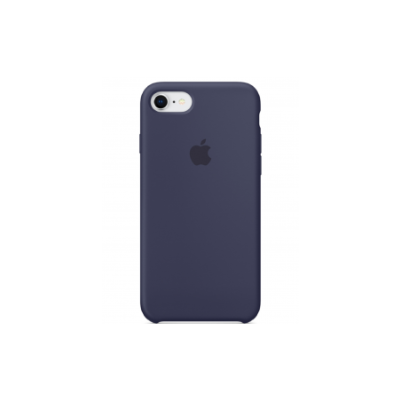 Coque en Silicone iPhone 7 / 8 / SE2020 Bleu Nuit (Apple) - Informatiq