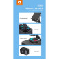 Desk Stand Speaker WUW R190 – 2-in-1, Black Desk Stand Speaker WUW R190 – 2-in-1, Black
