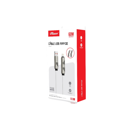 Câble USB / Lightning 4 en 1 FASR FS-CA15P - 1M - Informatiques Ref A2