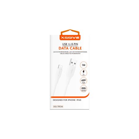 Câble de Charge USB/Lightning 1m XSSIVE XSS-TPEBR1ML — Accessoire · Smarty Paris 18e