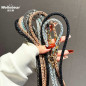 Phone Strap ECO – Multicolor Crystal, Gold Clasp Phone Strap ECO – Multicolor Crystal, Gold Clasp