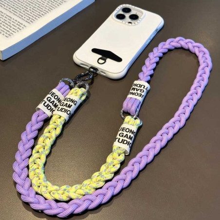 Phone Lanyard ECO – 2-in-1 Ponytail Style Two-Tone