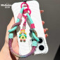 Phone Wrist Strap ECO – Braided Dopamine Style Girl Motif