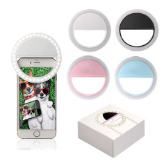 Anneau lumineux selfie LED à piles AAA | Smarty