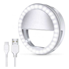 Anneau lumineux selfie LED à piles AAA | Smarty