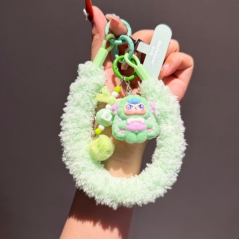 Lanière Téléphone Poignet Moelleuse Vert avec | Smarty Paris