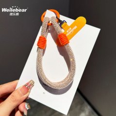 Lanière de Téléphone Portable Courte Jaune | Smarty Paris 18