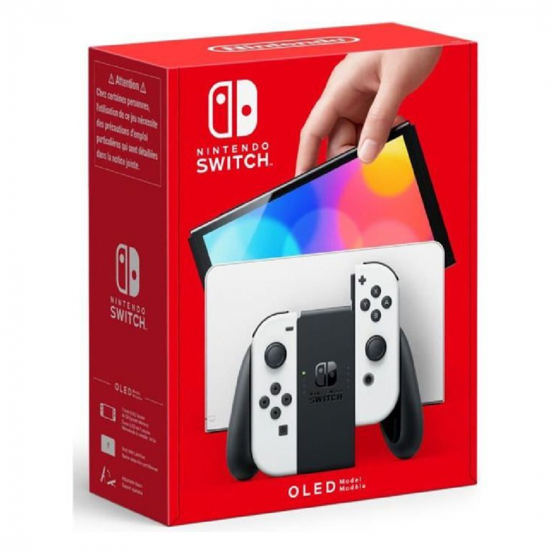Nintendo Switch OLED Console + Joy-Con – White Japanese Plug Nintendo Switch OLED Console + Joy-Con – White Japanese Plug