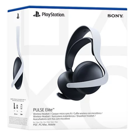 Sony Wireless Headset PULSE Elite – White with Microphone for PS5