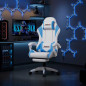Chaise gaming ergonomique ECO – vérin gaz classe 4, antiexplosion, repose-pieds Chaise gaming ergonomique ECO – vérin gaz classe 4, antiexplosion, repose-pieds