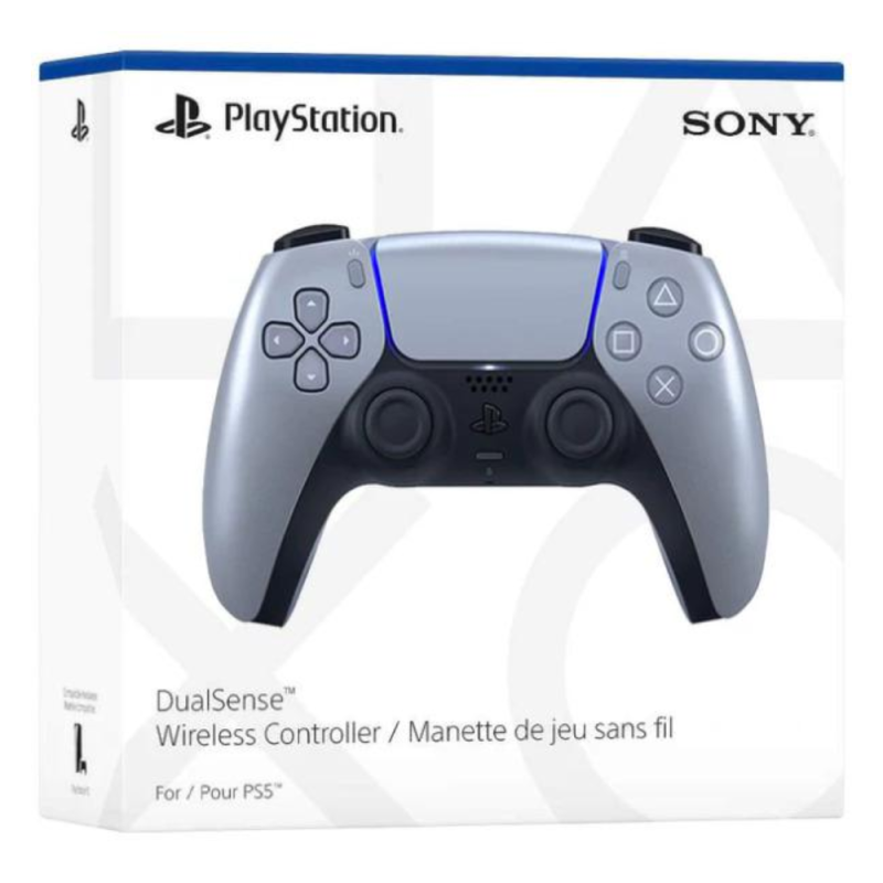 Sony Manette DualSense pour PS5 – Argent Sony Manette DualSense pour PS5 – Argent