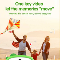 Appareil photo instantané enfant Dragon vert | Smarty