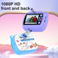 Kids instant print camera Pink Cat | Smarty