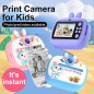 Appareil photo instantané enfant ECO – 24 MP 1080p Lapin bleu