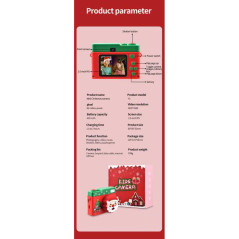 Kids camera Christmas edition 9.6MP 1080p | Smarty