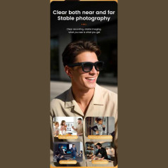 ECO AI Smart Glasses 8GB 8MP | Smarty Paris