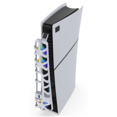 Ventilateur RGB PS5 Slim Dobe TP5-3538S Blanc
