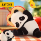 Plush 52TOYS Panda Roll Minded Panda with Apple Hat – PVC/ABS 23 cm