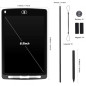 ECO LCD Writing Tablet – 8.5-inch Black ECO LCD Writing Tablet – 8.5-inch Black