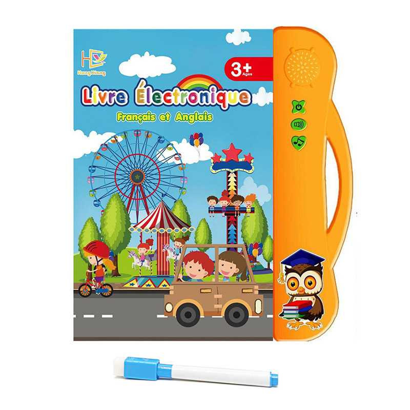 Livre interactif tactile ECO – Bilingue français-anglais sonore pour enfants Livre interactif tactile ECO – Bilingue français-anglais sonore pour enfants