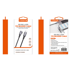 Câble Tressé 30W USB-C / Lightning 1m XSSIVE | Smarty Paris 