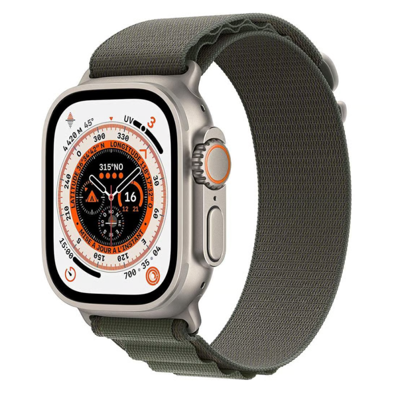 Apple Watch Ultra Cellulaire 49mm Titane Naturel sans Bracelet - Grade A Apple Watch Ultra Cellulaire 49mm Titane Naturel sans Bracelet - Grade A